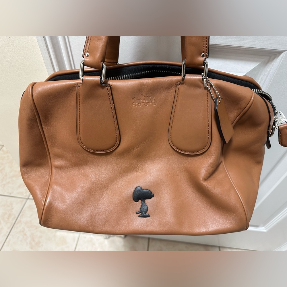 Coach leather bag